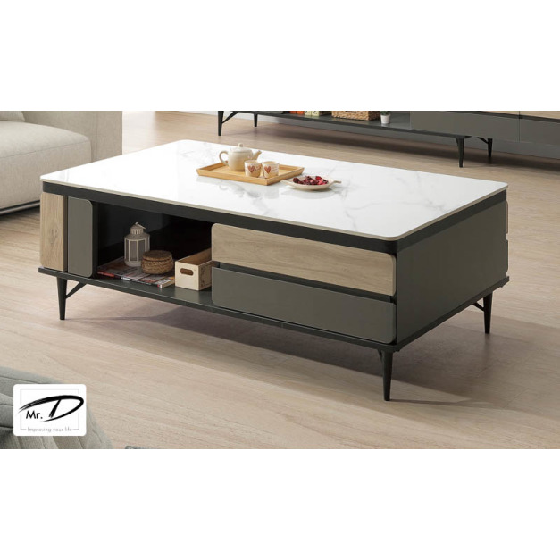 B1211 286-01 寇克岩板大茶几 B1211 286-01 寇克岩板大茶几