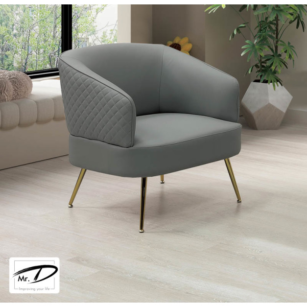 B1067 228-01 李歐貓抓皮休閒椅 (藍) B1067 228-01 李歐貓抓皮休閒椅 (藍)