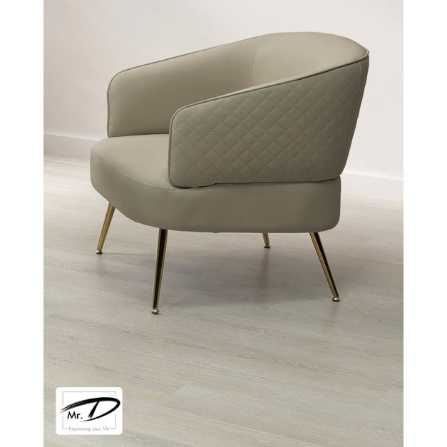 B1068 228-02 李歐貓抓皮休閒椅 (米) B1068 228-02 李歐貓抓皮休閒椅 (米)