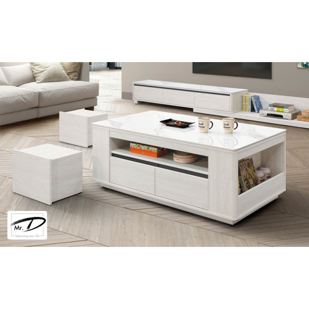 B1229 295-01 卡森4.3尺岩板功能大茶几 B1229 295-01 卡森4.3尺岩板功能大茶几