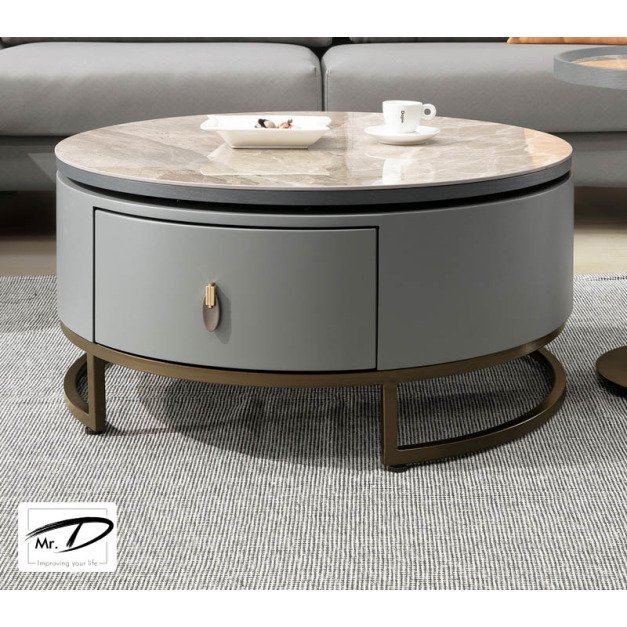 B1105 242-01 布萊恩岩板旋轉大茶几 B1105 242-01 布萊恩岩板旋轉大茶几