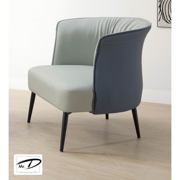 B1066 227-06 保羅休閒椅 (淺灰/藍) B1066 227-06 保羅休閒椅 (淺灰/藍)