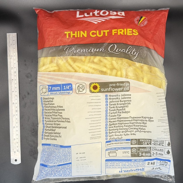 路多薩薯條 (2000g) #油炸小點 #冷凍細薯條 #外脆內嫩 路多薩薯條 (2000g) #油炸小點 #冷凍細薯條 #外脆內嫩