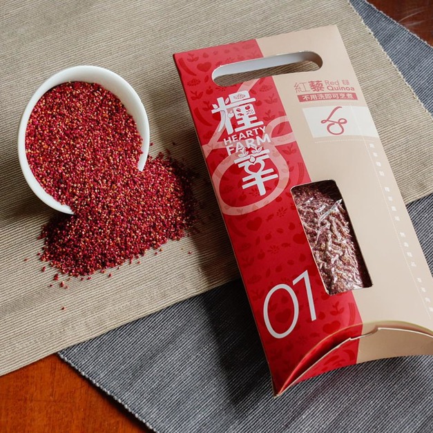 【台灣紅藜150g*3包組】無須清洗即可以加入烹飪,與白飯混煮,營養加倍|設計款包裝、送禮首選|糧莘闢護農場