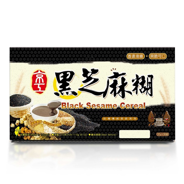 黑芝麻糊30入 Black Sesame Cereal 黑芝麻糊30入 Black Sesame Cereal