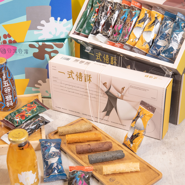 谷溜谷溜白木耳飲與蛋捲