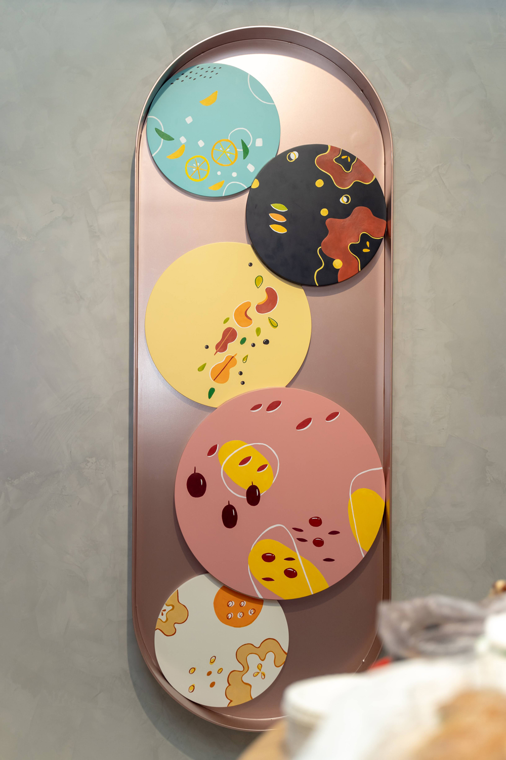 谷溜谷溜台中夢想實踐店五行概念圖