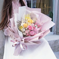 SÜSS 黃粉雙色 韓式永恆花束 SÜSS 黃粉雙色 韓式永恆花束