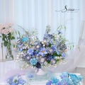 SÜSS 藍白色系層次感鮮花盆花 SÜSS 藍白色系層次感鮮花盆花