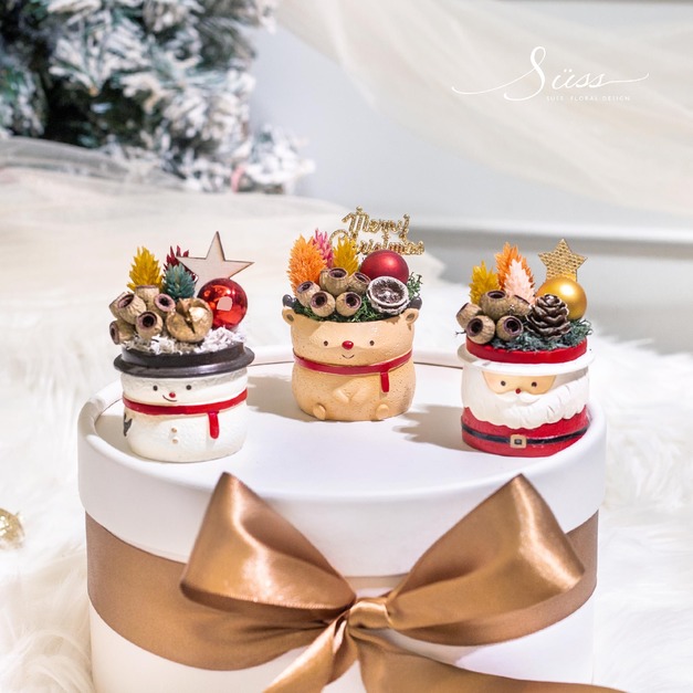 SÜSS聖誕限定 三兄弟永恆盆花 SÜSS聖誕限定 三兄弟永恆盆花