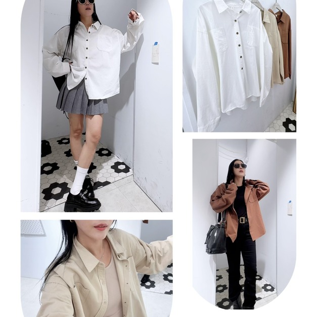 水洗棉襯衫 水洗棉襯衫