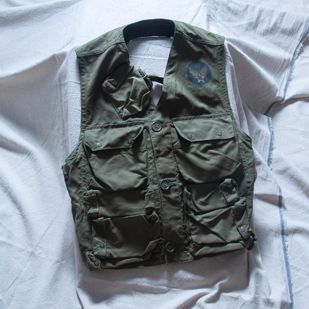 原版古着 40年代 二戰美國陸軍航空隊公發 C1 生存背心 ( A款 )