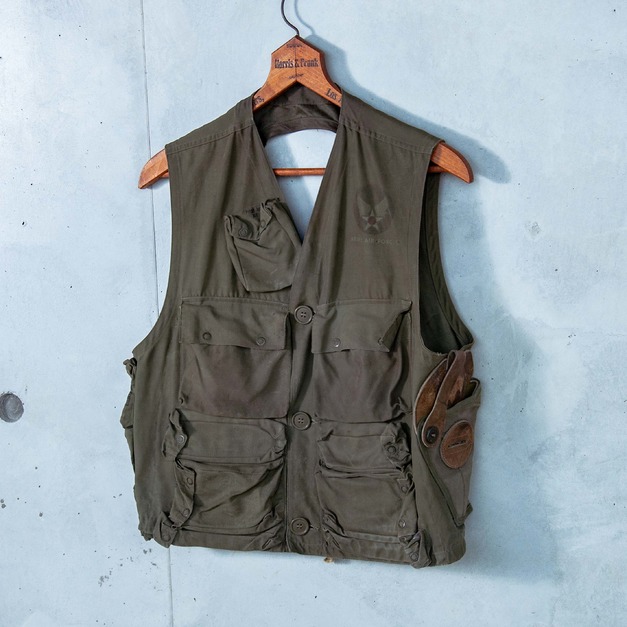 原版古着 40年代 二戰美國陸軍航空隊公發 C1 生存背心 ( B款 )