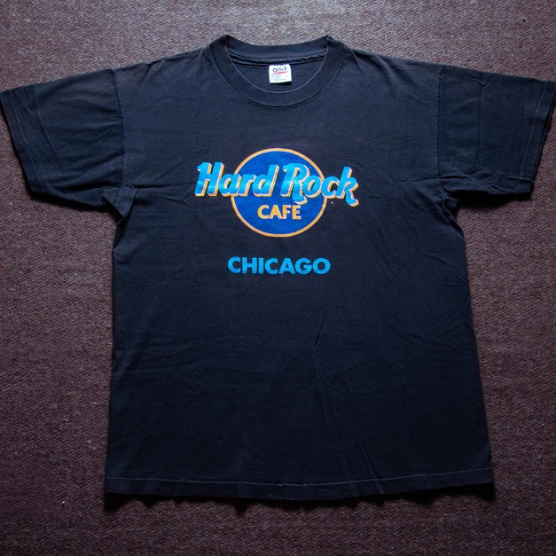 90年代 美國製 Anvil 出品 硬石餐廳 Hard Rock Cafe 原版古著T恤 TA08
