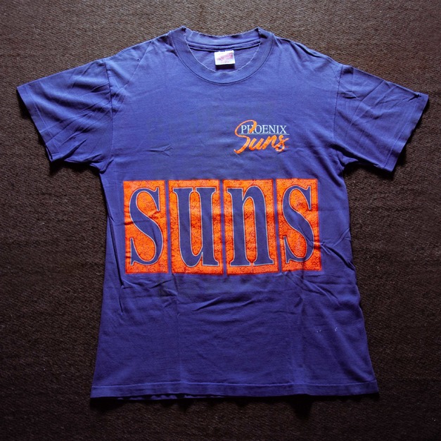 90年代 美國製 Hanes 出品 美國職籃 NBA 鳳凰城太陽隊 籃球古著T恤 TA11