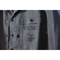 原版古着 40年代 二戰美國海軍陸戰隊公發 USMC HBT 人字紋布料 P44 野戰襯衫 稀有異色拼接 ( C款 )_1 原版古着 40年代 二戰美國海軍陸戰隊公發 USMC HBT 人字紋布料 P44 野戰襯衫 稀有異色拼接 ( C款 )_1