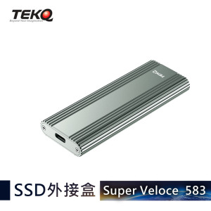 【TEKQ】583 SuperVeloce USB-C PCIe M.2 NVMe SSD 固態硬碟 外接盒 夜幕綠 【TEKQ】583 SuperVeloce USB-C PCIe M.2 NVMe SSD 固態硬碟 外接盒 夜幕綠