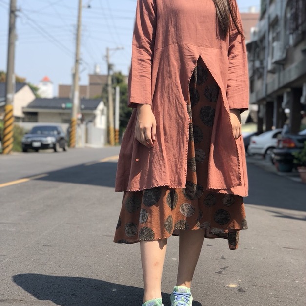 圈圈層次洋裝 - 共2色 圈圈層次洋裝 - 共2色