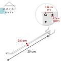 【撥撥的架子】10入 洞洞掛勾 5/10/15/20cm(電鍍)_8 【撥撥的架子】10入 洞洞掛勾 5/10/15/20cm(電鍍)_8