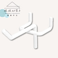 【撥撥的架子】10入洞洞掛勾 5/10/15/20cm (平白)_1 【撥撥的架子】10入洞洞掛勾 5/10/15/20cm (平白)_1