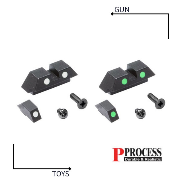 《GTS》GUARDER 警星 MARUI G17鋼製夜間照門組 (白色) (綠色) GLK-41 (WHITE) (GREEN) 《GTS》GUARDER 警星 MARUI G17鋼製夜間照門組 (白色) (綠色) GLK-41 (WHITE) (GREEN)
