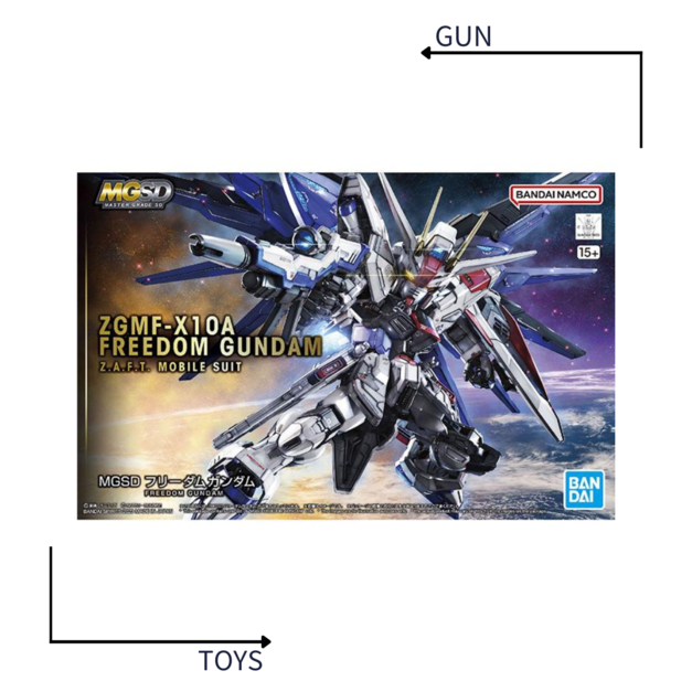 《GTS》模型 BANDAI MGSD ZGMF-X10A 自由鋼彈 5064257 《GTS》模型 BANDAI MGSD ZGMF-X10A 自由鋼彈 5064257