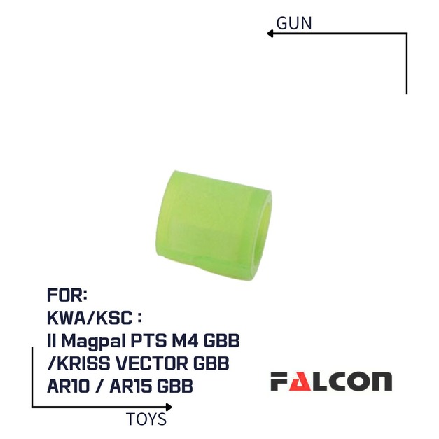 《GTS》Falcon戰隼 KWA/KSC II PTS M4 GBB 專用雙凸點 Hop皮 (綠/85°) F161 《GTS》Falcon戰隼 KWA/KSC II PTS M4 GBB 專用雙凸點 Hop皮 (綠/85°) F161