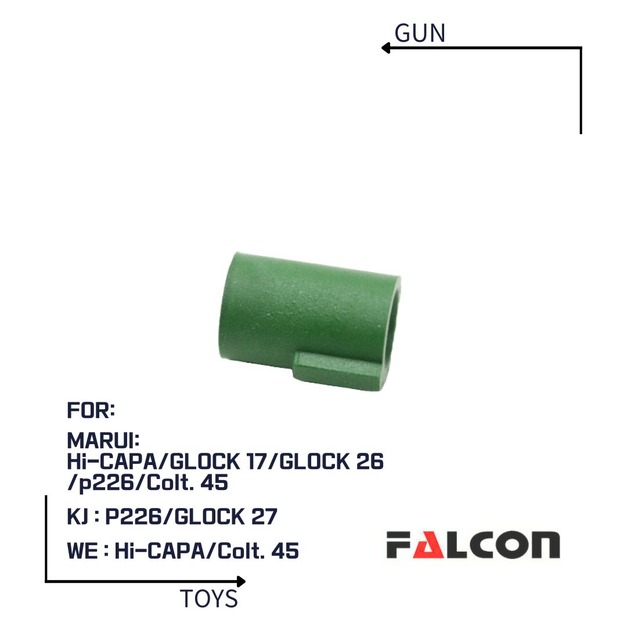 《GTS》Falcon戰隼 MARUI 短槍系統專用 雙凸點 Hop皮 (綠/ 55°) F45 《GTS》Falcon戰隼 MARUI 短槍系統專用 雙凸點 Hop皮 (綠/ 55°) F45