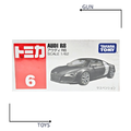 《GTS》TOMICA 多美小汽車 白盒 NO.06 奧迪 AUDI R8 466444 《GTS》TOMICA 多美小汽車 白盒 NO.06 奧迪 AUDI R8 466444