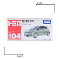 《GTS》TOMICA 多美小汽車 白盒 NO.103 豐田 Toyota VITZ 392507 《GTS》TOMICA 多美小汽車 白盒 NO.103 豐田 Toyota VITZ 392507