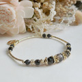 【精靈晚宴】人緣招財避邪|紫水晶黑曜石粉晶天然水晶手鏈|14KGF黃銅_2 【精靈晚宴】人緣招財避邪|紫水晶黑曜石粉晶天然水晶手鏈|14KGF黃銅_2