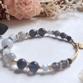 【她的蔚藍海岸】療癒溝通|摩根石海藍寶堇青石天然水晶手鏈|14KGF黃銅_2 【她的蔚藍海岸】療癒溝通|摩根石海藍寶堇青石天然水晶手鏈|14KGF黃銅_2