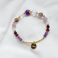 【日安美好】招財人緣|紫水晶石榴石白水晶天然水晶手鏈|14KGF黃銅_3 【日安美好】招財人緣|紫水晶石榴石白水晶天然水晶手鏈|14KGF黃銅_3