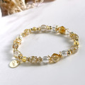 【鎏金時代】 招財旺運|鈦晶黃水晶天然水晶手鏈|14KGF黃銅_3 【鎏金時代】 招財旺運|鈦晶黃水晶天然水晶手鏈|14KGF黃銅_3