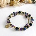 【女巫靈藥】招財旺事業|紫水晶藍虎眼青金石黑曜石黑尖晶石天然水晶手鏈|14KGF黃銅_2 【女巫靈藥】招財旺事業|紫水晶藍虎眼青金石黑曜石黑尖晶石天然水晶手鏈|14KGF黃銅_2