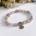 【微風小鎮】 招財好人緣|紫水晶粉晶葡萄石月光石天然水晶手鏈|14KGF黃銅_5 【微風小鎮】 招財好人緣|紫水晶粉晶葡萄石月光石天然水晶手鏈|14KGF黃銅_5