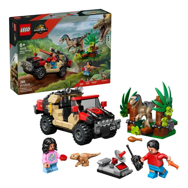 【磚星球】樂高 LEGO 76972 侏儸紀世界 逃離迅猛龍越野大冒險 Raptor Off-Road Escape 【磚星球】樂高 LEGO 76972 侏儸紀世界 逃離迅猛龍越野大冒險 Raptor Off-Road Escape