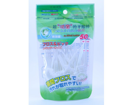 超咕溜牙線棒 50入(夾錬裝)/包 超咕溜牙線棒 50入(夾錬裝)/包