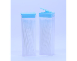 白色牙籤刷(散裝) 60入方型盒(淺藍蓋) 白色牙籤刷(散裝) 60入方型盒(淺藍蓋)