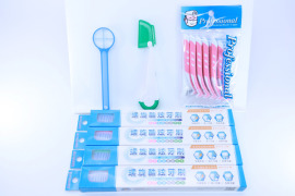 酷炫潔牙組 【S03螺旋酷炫牙刷X4+P03牙線學習器X1+TS01刮舌器X1+牙間刷(10入)X1包 】 酷炫潔牙組 【S03螺旋酷炫牙刷X4+P03牙線學習器X1+TS01刮舌器X1+牙間刷(10入)X1包 】