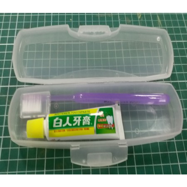 PP盒/掀蓋置物盒組 (含 C01牙刷X1支+40克白人牙膏X1條) PP盒/掀蓋置物盒組 (含 C01牙刷X1支+40克白人牙膏X1條)