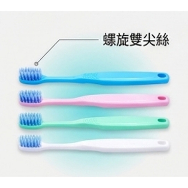 S03 螺旋酷炫牙刷 12入 (提袋打裝) 手柄加入SEPPA 環保原料 (另外提供優贈方案) S03 螺旋酷炫牙刷 12入 (提袋打裝) 手柄加入SEPPA 環保原料 (另外提供優贈方案)