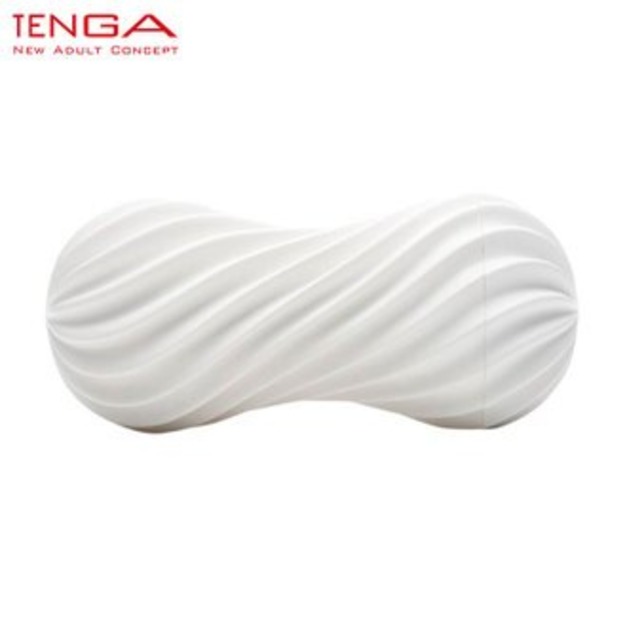 日本TENGA MOOVA 軟殼螺旋重複使用型飛機杯(絲柔白)