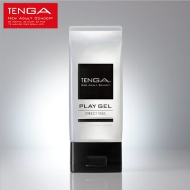 日本TENGA TPG-103 PLAY GEL-DIRECT FEEL 黏著刺激型潤滑液160ml (黑色)
