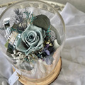 迷霧綠|永生花玻璃盅_1 迷霧綠|永生花玻璃盅_1