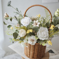 野餐風格永生花提籃 (L)|永生盆花_1 野餐風格永生花提籃 (L)|永生盆花_1
