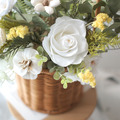 野餐風格永生花提籃 (L)|永生盆花_2 野餐風格永生花提籃 (L)|永生盆花_2