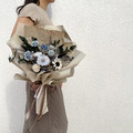 焙茶拿鐵太陽花花束|永生花束_3 焙茶拿鐵太陽花花束|永生花束_3