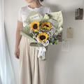 青春無悔・經典向日葵 畢業花束 (L)|鮮花花束_1 青春無悔・經典向日葵 畢業花束 (L)|鮮花花束_1