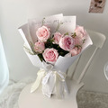 純淨粉色玫瑰|鮮花花束 純淨粉色玫瑰|鮮花花束